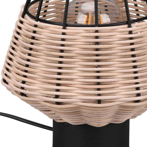 CANDEEIRO DE MESA EM ROTIM NATURAL GALADRIEL