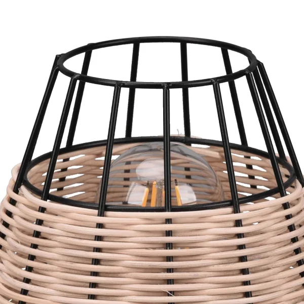 CANDEEIRO DE MESA EM ROTIM NATURAL GALADRIEL