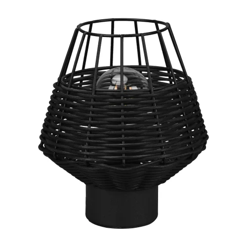 CANDEEIRO DE MESA DE ROTIM PRETO GALADRIEL