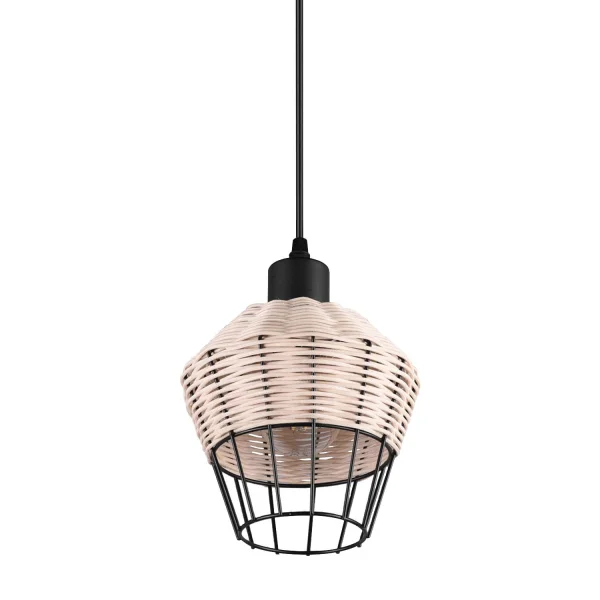 CANDEEIRO DE TECTO DE ROTIM NATURAL Ø 17 CM GALADRIEL