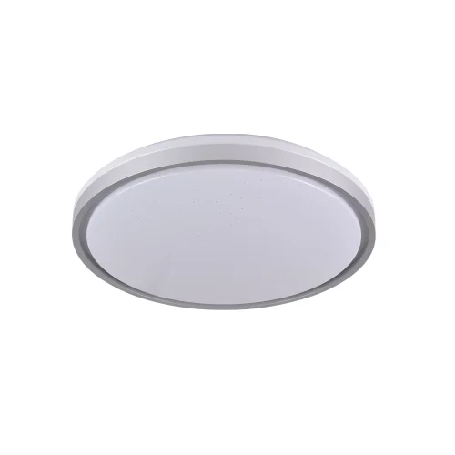 PLAFON LED 38W REGULÁVEL PRATA BRANCO CIRCULAR TELLUS