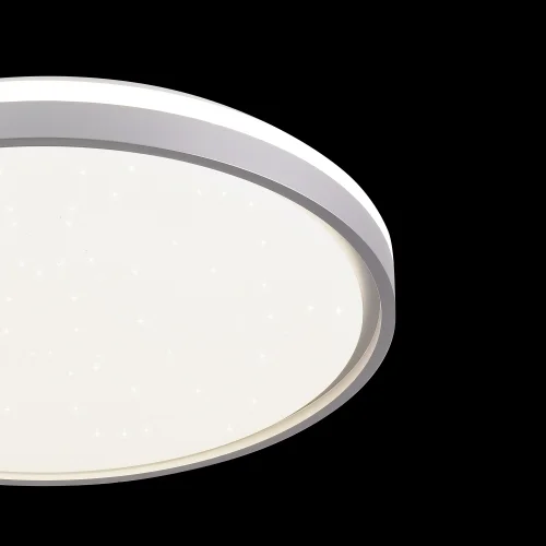 PLAFON LED 38W REGULÁVEL PRATA BRANCO CIRCULAR TELLUS