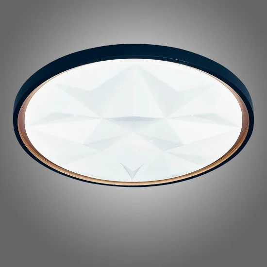 PLAFÓN LED 58W PW LED REGULABLE NEGRO ORO PRISMA TELLUS 2