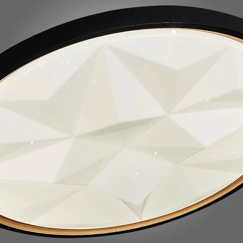 PLAFÓN LED 38W PW LED REGULABLE NEGRO ORO PRISMA TELLUS