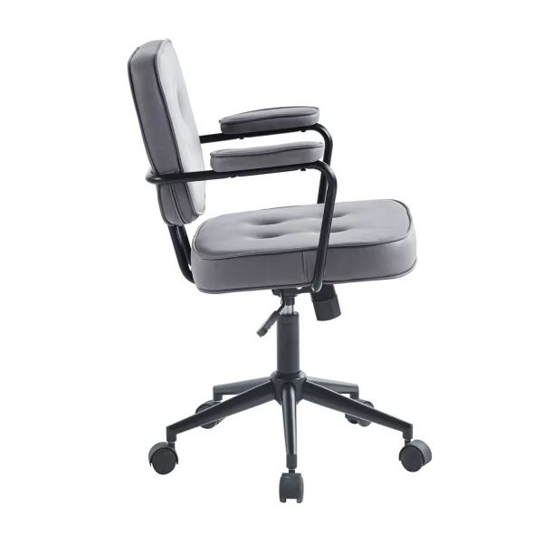 CADEIRA DE ESCRITÓRIO COM RODAS ANTRACITE DELTA