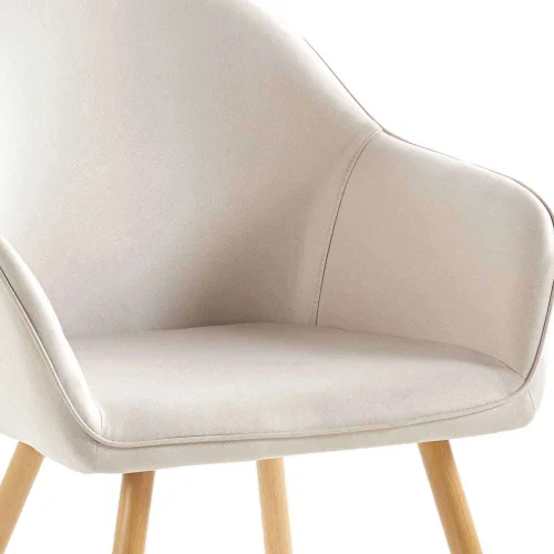 POLTRONA GRAYSON TECIDO COR AREIA