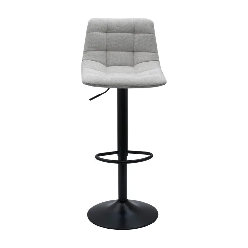 TABURETE HAWAII PATA COLOR NEGRO TEXTIL GRIS