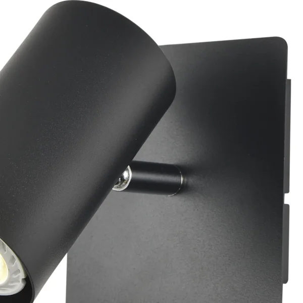 HOLOFOTE 1 LUZ PRETO GU10 ADARA