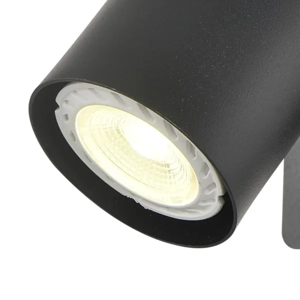 HOLOFOTE 1 LUZ PRETO GU10 ADARA