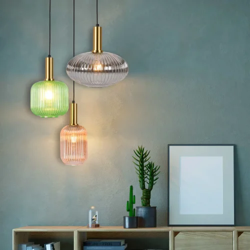 CANDEEIRO DE TECTO 3 LUZES COM ABAJURES COMBINADAS Ø40 E27 SHELBY CANDEEIRO DE TECTO 3 LUZES COM ABAJURES COMBINADAS Ø40 E27 SHELBY