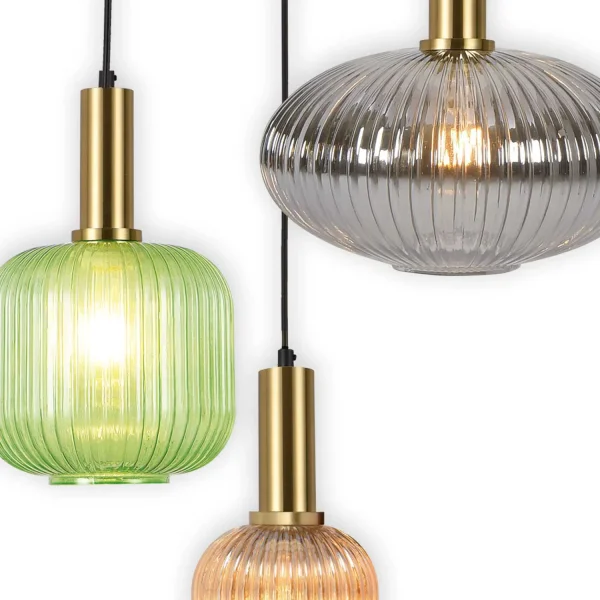 CANDEEIRO DE TECTO 3 LUZES COM ABAJURES COMBINADAS Ø40 E27 SHELBY CANDEEIRO DE TECTO 3 LUZES COM ABAJURES COMBINADAS Ø40 E27 SHELBY