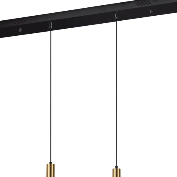 CANDEEIRO DE TECTO 4 LUZES ABAJURES COMBINADOS E27 SHELBY