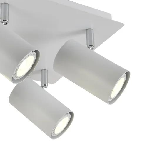 CANDEEIRO DE TECTO 4 LUZES BRANCO GU10 ADARA