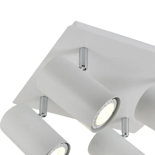 CANDEEIRO DE TECTO 4 LUZES BRANCO GU10 ADARA