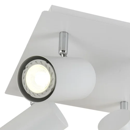 CANDEEIRO DE TECTO 4 LUZES BRANCO GU10 ADARA