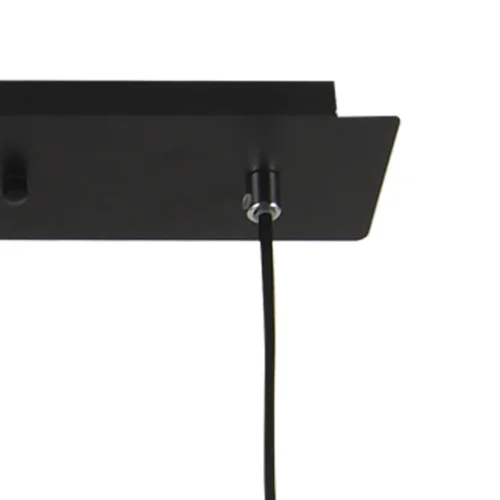 LÂMPADA DE TECTO 4 LUZES PRETA GU10 ADARA