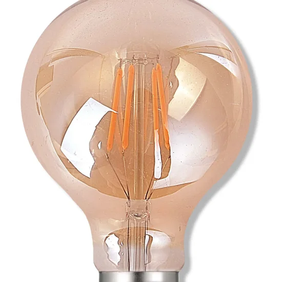BOMBILLA LED E27 G95 8W 4000K REGULABLE ÁMBAR 2