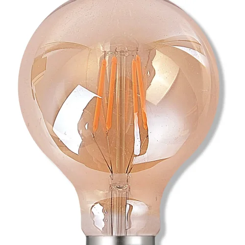 BOMBILLA LED E27 G95 8W 4000K REGULABLE ÁMBAR