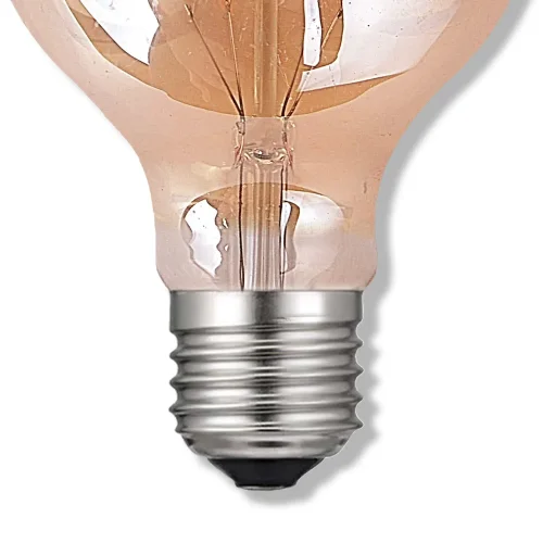 BOMBILLA LED E27 G95 8W 4000K REGULABLE ÁMBAR