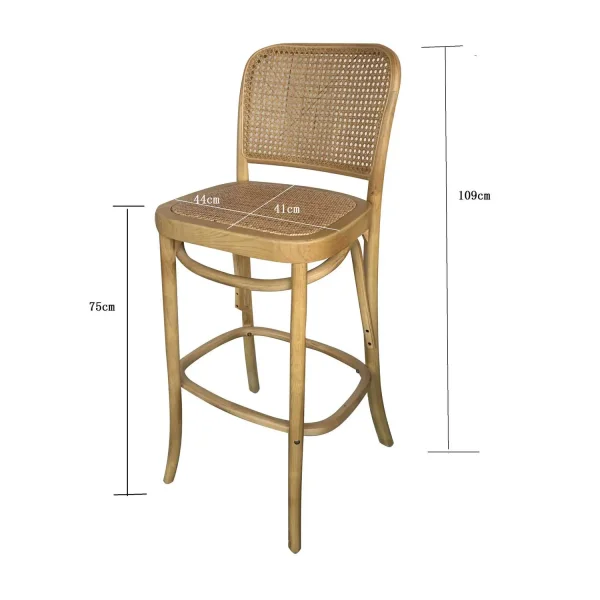 BANQUINHO HANNAH MADEIRA NATURAL