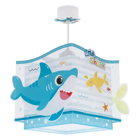 LÂMPADA PENDENTE INFANTIL LITTLE SHARK E27