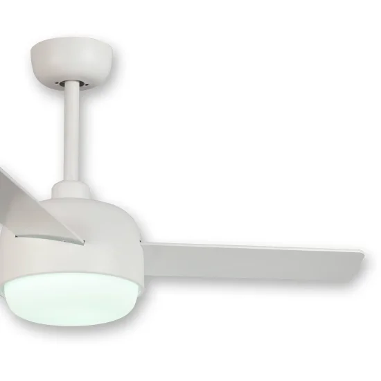 VENTILADOR DE TETO LED 24 W REGULÁVEL BRANCO RIVERDALE 2