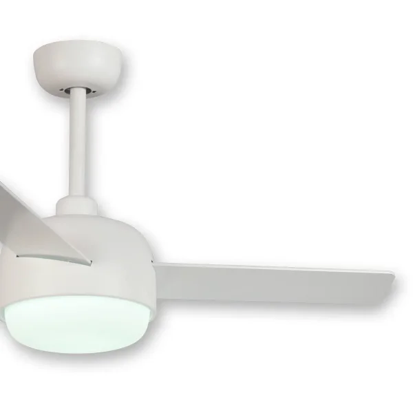 VENTILADOR DE TETO LED 24 W REGULÁVEL BRANCO RIVERDALE