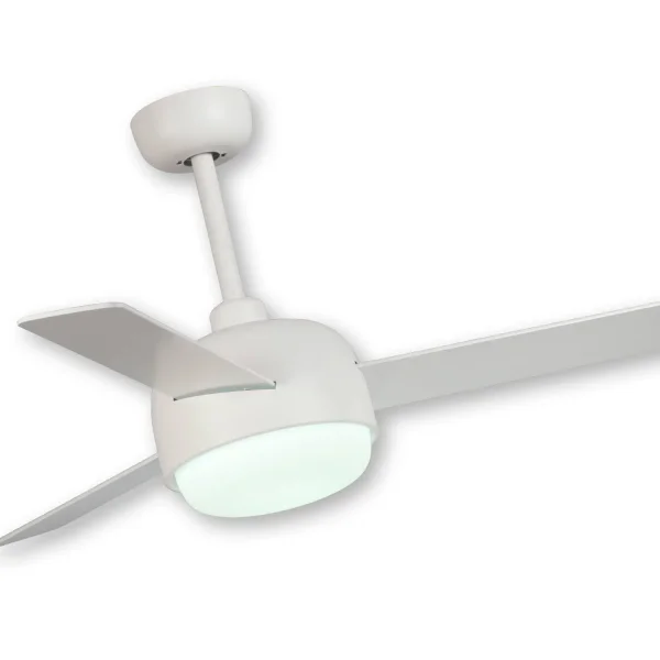 VENTILADOR DE TETO LED 24 W REGULÁVEL BRANCO RIVERDALE