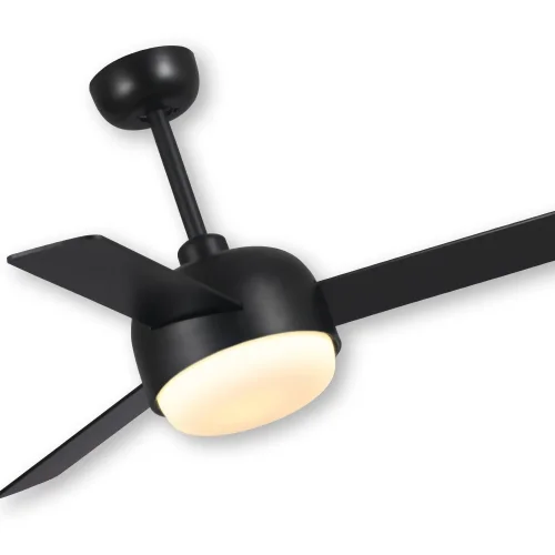 VENTILADOR DE TETO LED 24 W REGULÁVEL PRETO RIVERDALE