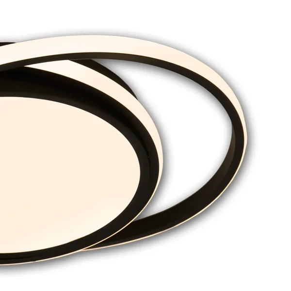 LÂMPADA DE TETO LED 60 W PRETO DIMMABLE OFELIA