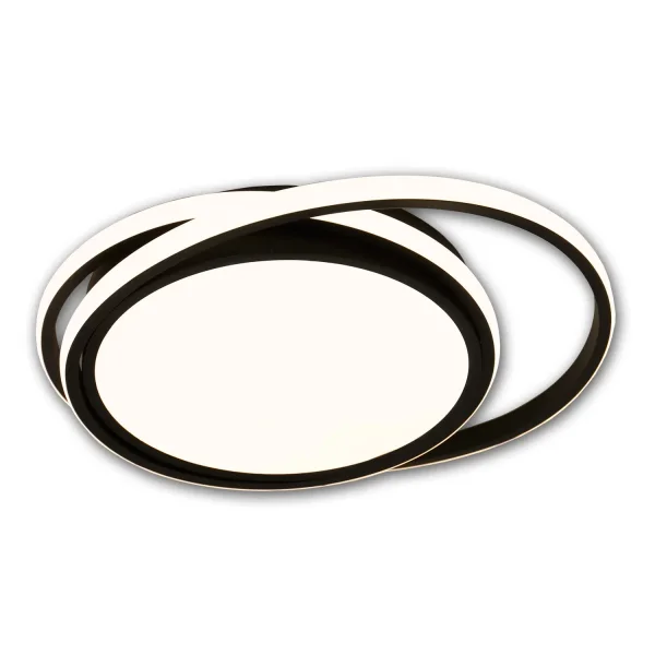 LÂMPADA DE TETO LED 60 W PRETO DIMMABLE OFELIA