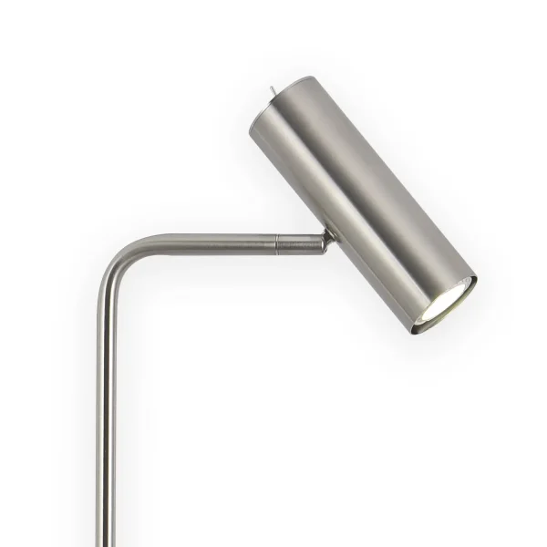 LUMINÁRIA DE PÉ AÇO NÍQUEL ACETINADO ADARA