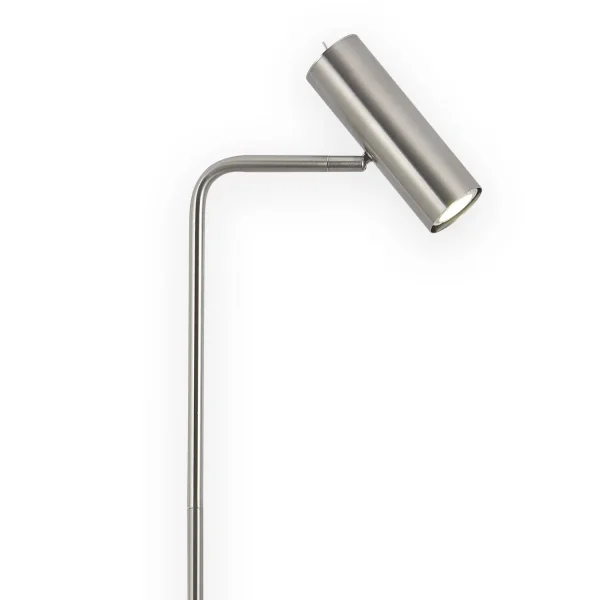 LUMINÁRIA DE PÉ AÇO NÍQUEL ACETINADO ADARA