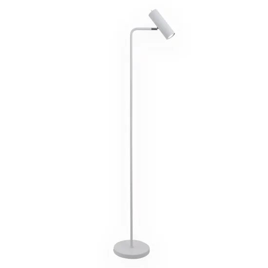 LUMINÁRIA DE PÉ ADARA AÇO PINTADO DE BRANCO
