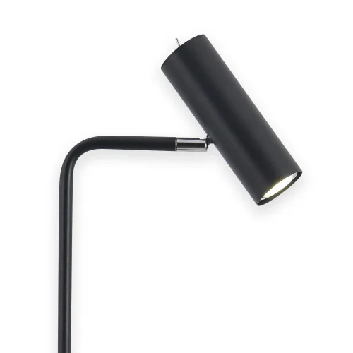 LUMINÁRIA DE PÉ DE AÇO PINTADO DE PRETO ADARA