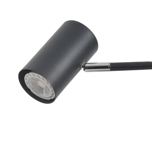 LÂMPADA DE MESA DE AÇO PRETO ADARA