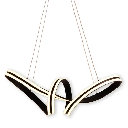 LÂMPADA DE TETO LED 83 W 4000K ∅78 CM PRETO LUMINOZA