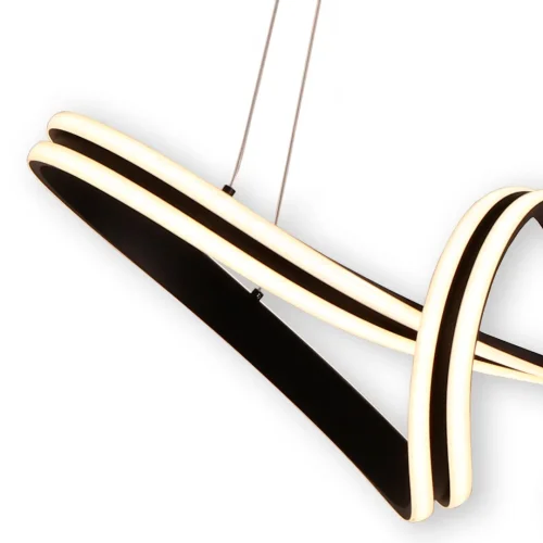 LÂMPADA DE TETO LED 83 W 4000K ∅78 CM PRETO LUMINOZA