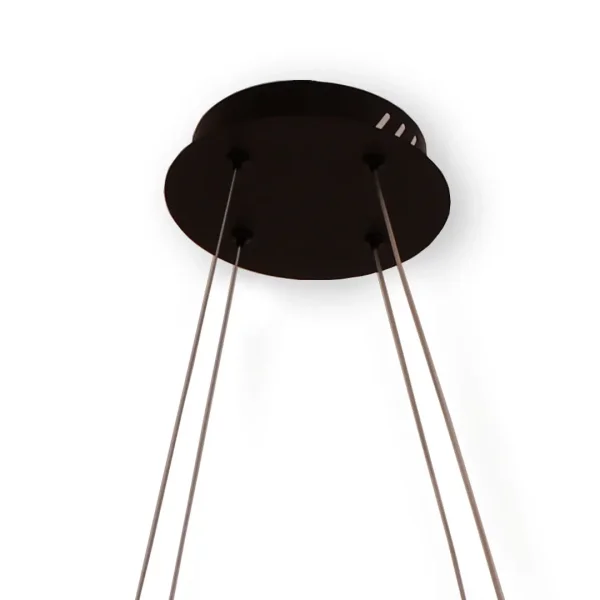 LÂMPADA DE TETO LED 83 W 4000K ∅78 CM PRETO LUMINOZA