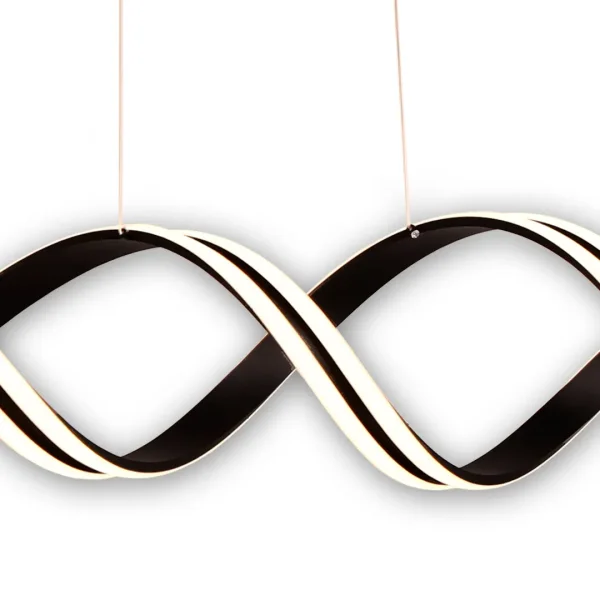 LÂMPADA DE TETO LED 90 W 4000K 100 CM PRETO LUMINOZA