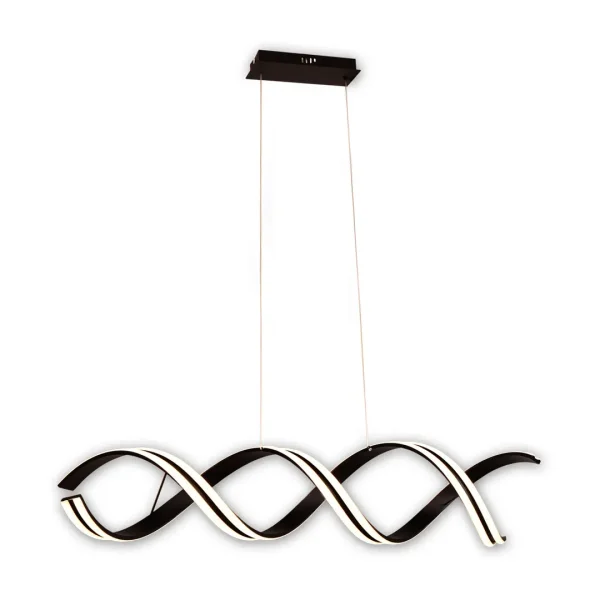 LÂMPADA DE TETO LED 90 W 4000K 100 CM PRETO LUMINOZA