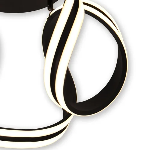 LÂMPADA DE TETO LED 77 W 4000K ∅45 CM PRETO LUMINOZA