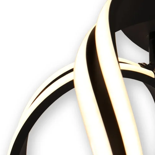 LÂMPADA DE TETO LED 77 W 4000K ∅45 CM PRETO LUMINOZA