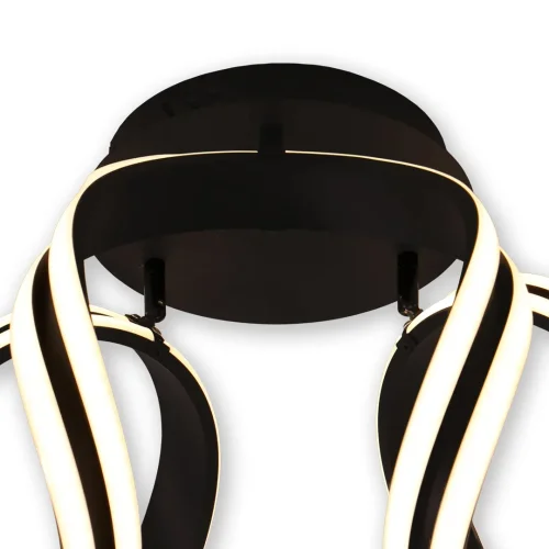 LÂMPADA DE TETO LED 77 W 4000K ∅45 CM PRETO LUMINOZA