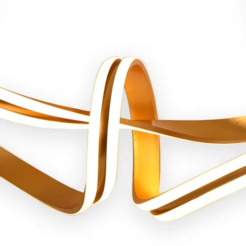 LÂMPADA DE TETO LED 83 W 4000K ∅78 CM FOLHA DE OURO LUMINOZA