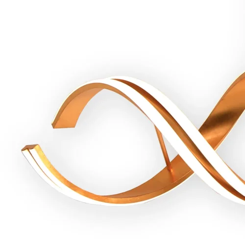 LÂMPADA DE TETO LED 90 W 4000K 100 CM FOLHA DE OURO LUMINOZA