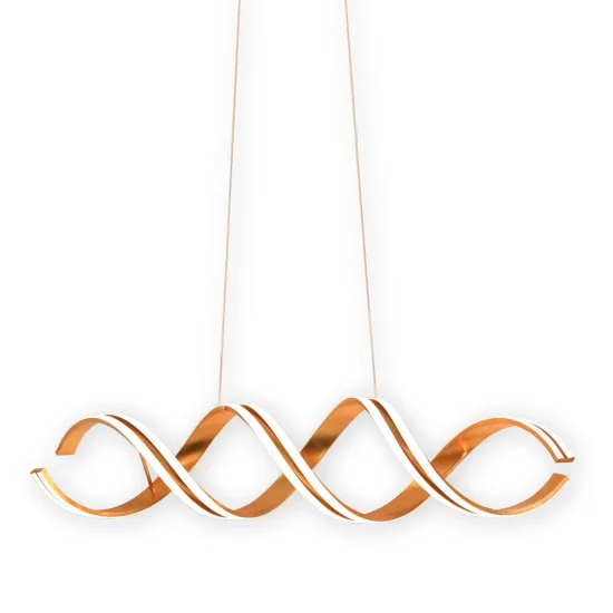 LÂMPADA DE TETO LED 90 W 4000K 100 CM FOLHA DE OURO LUMINOZA