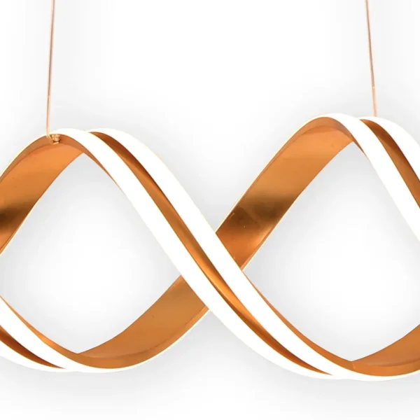 LÂMPADA DE TETO LED 90 W 4000K 100 CM FOLHA DE OURO LUMINOZA