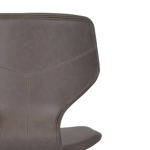 CADEIRA UPPLAND MARROM PU FAIA BASE