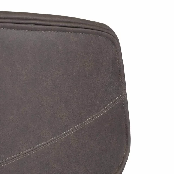 CADEIRA UPPLAND MARROM PU FAIA BASE